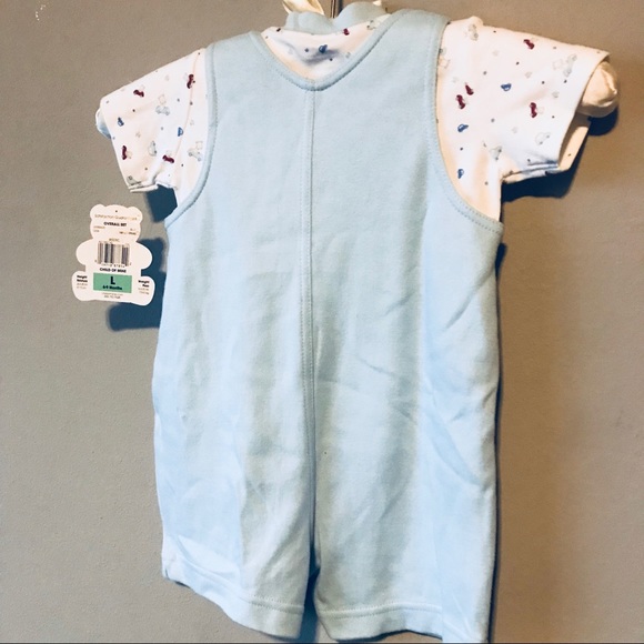 Child of Mine Blue Overall Set | L | 6-9 Months - Picture 5 of 8